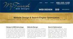 Desktop Screenshot of myfavoritewebdesigns.com